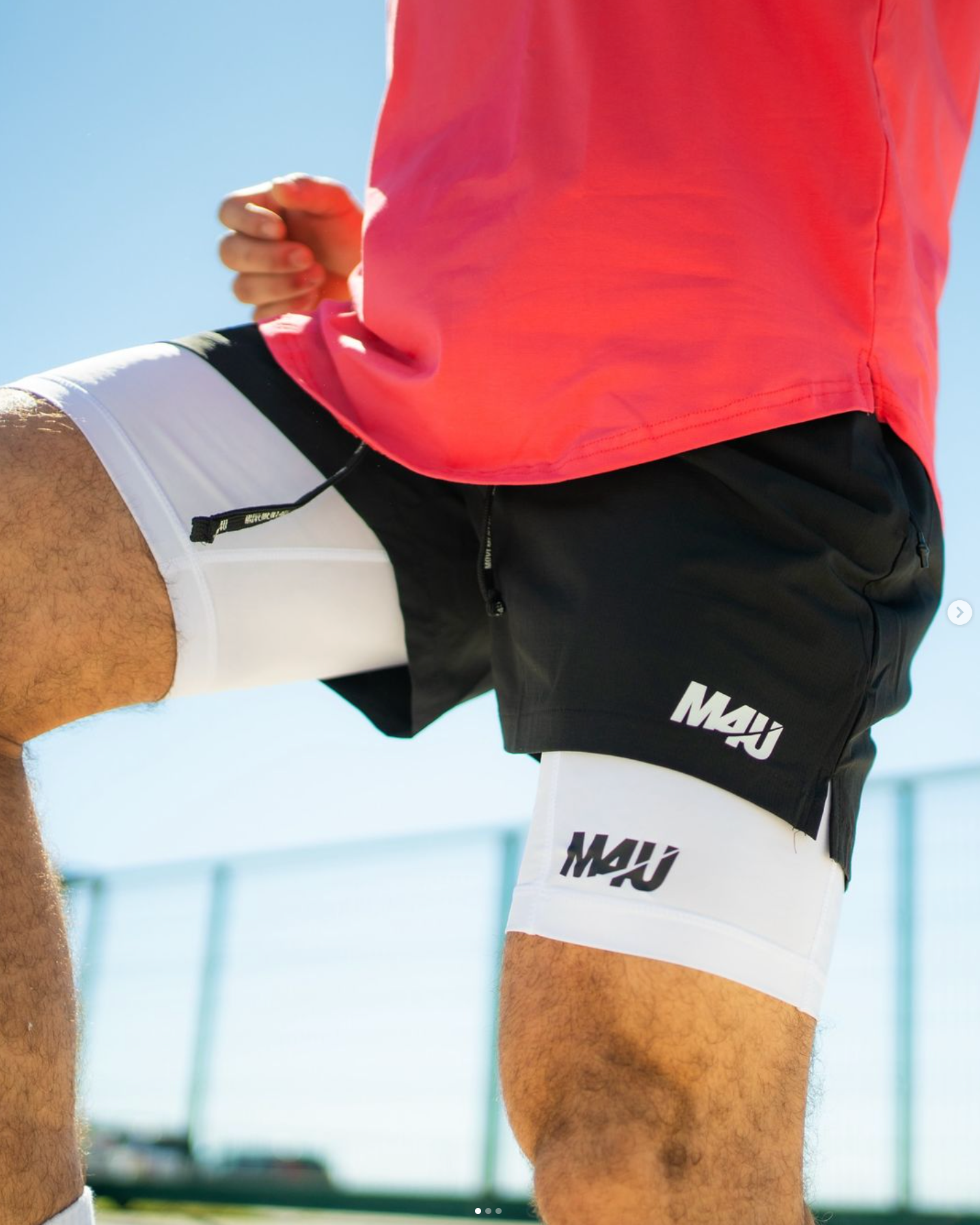MALLAS CORTAS PREMIUM PRO | BLANCO