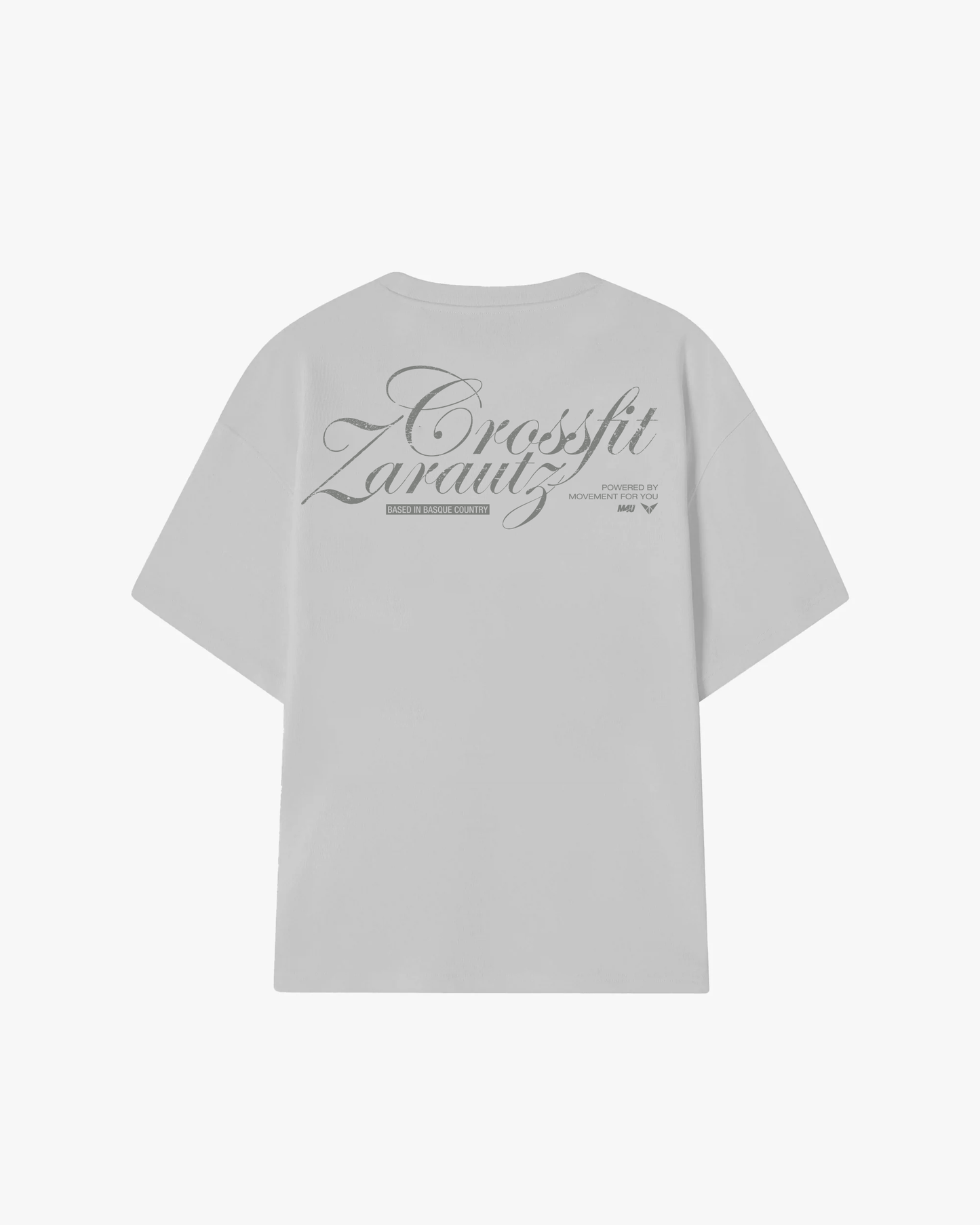 OVERSIZE+ CROSSFIT ZARAUTZ GRIS HEAVY TEE