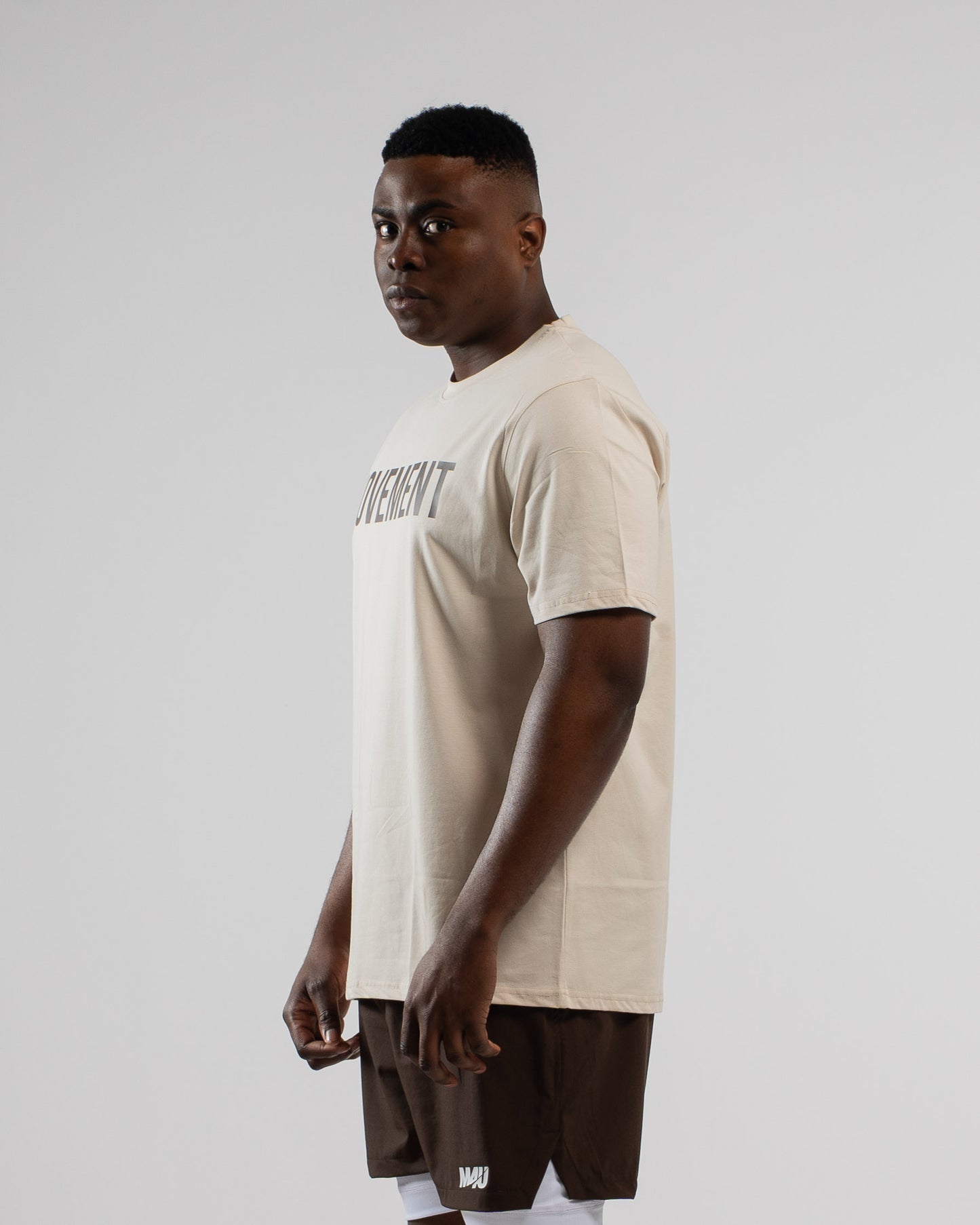 CAMISETA OVERSIZE PERFORMANCE FLEX CREAM CHOCOLATE