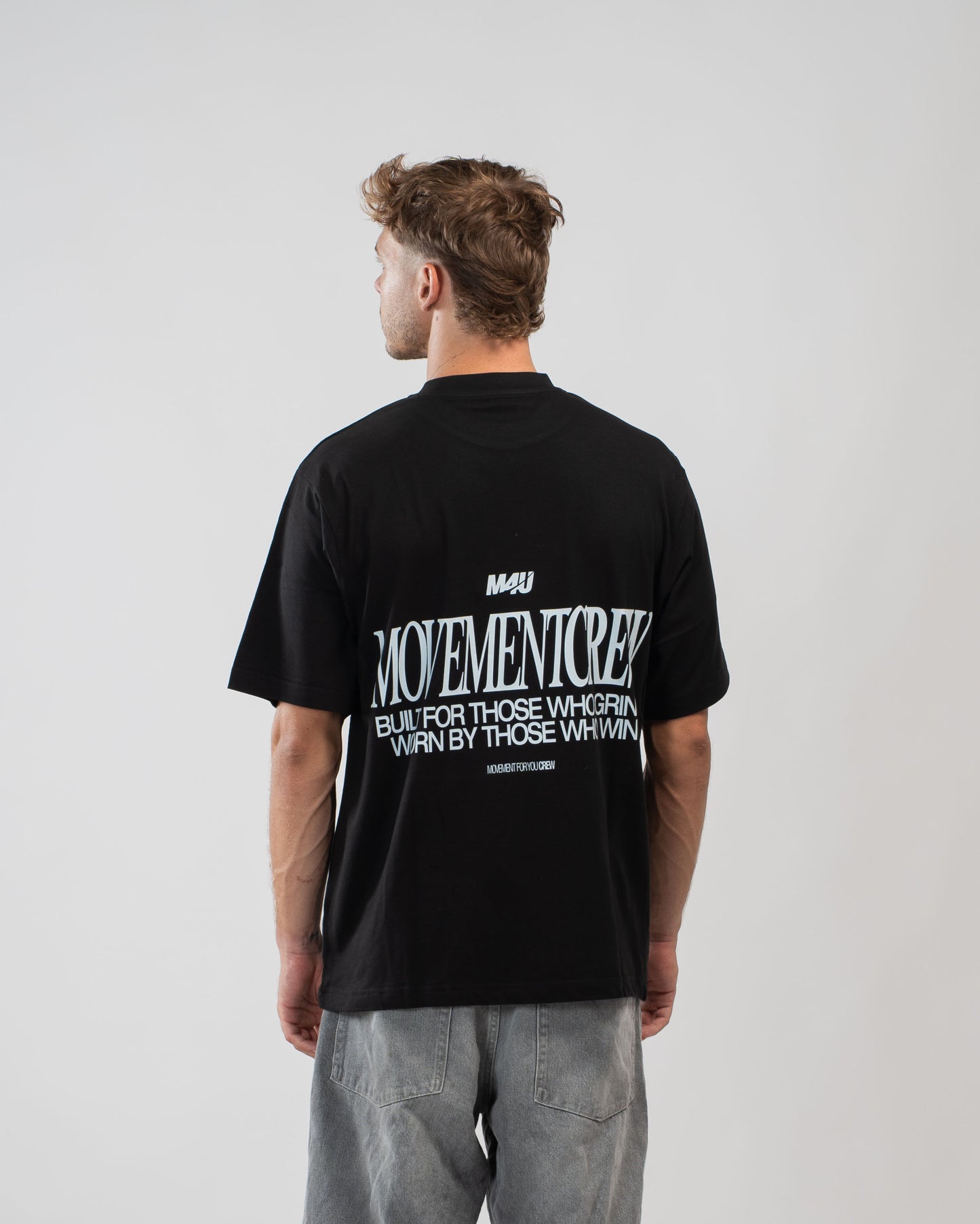 OVERSIZE TRAINING MOVEMENT CREW BLACK