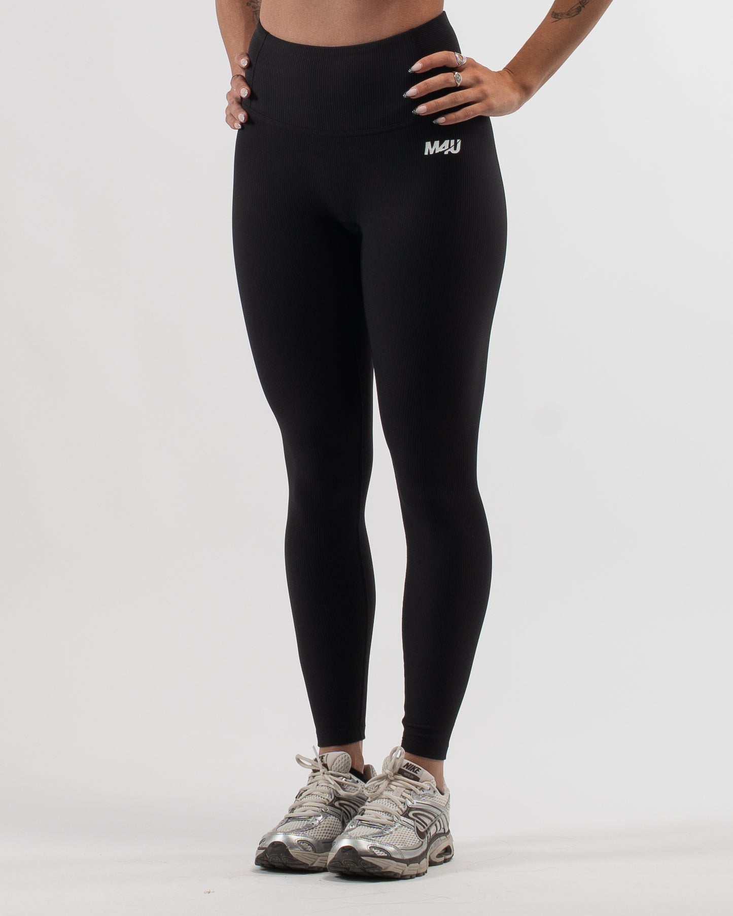LEGGINGS RIBBET BLACK