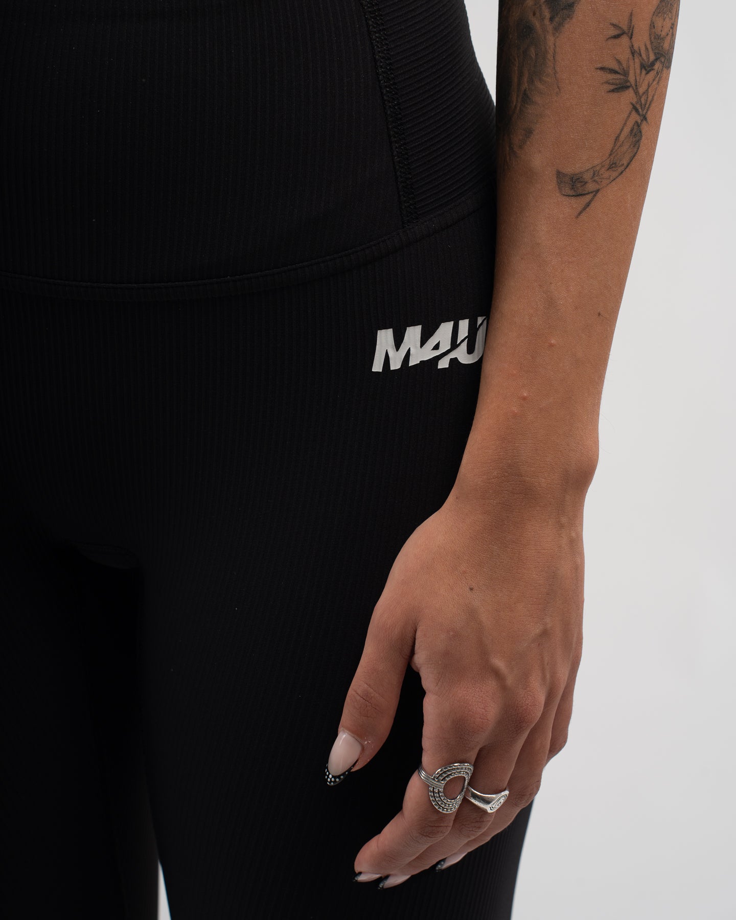 LEGGINGS RIBBET BLACK