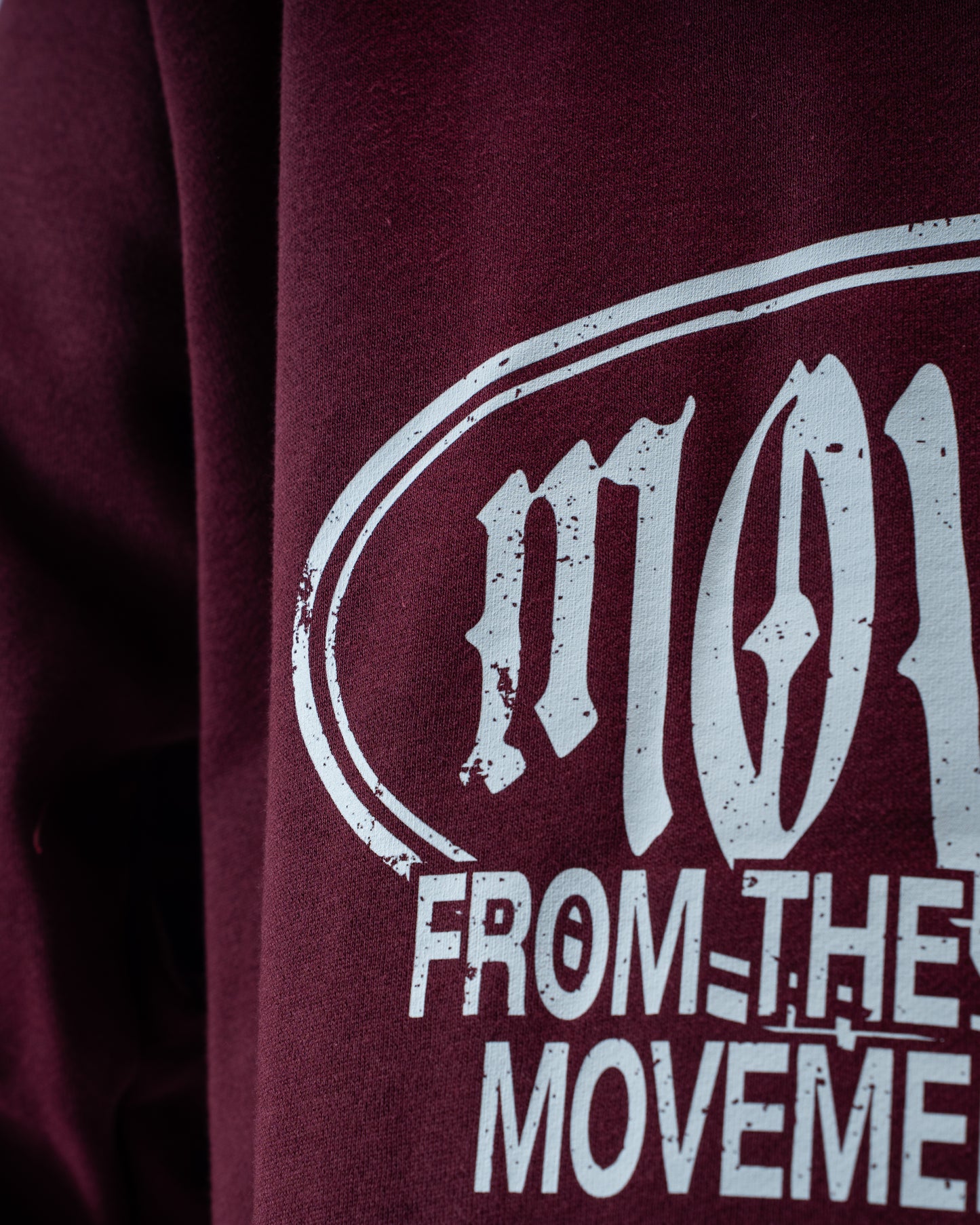 HOODIE OVERSIZE LOWLIGHT BURGUNDY