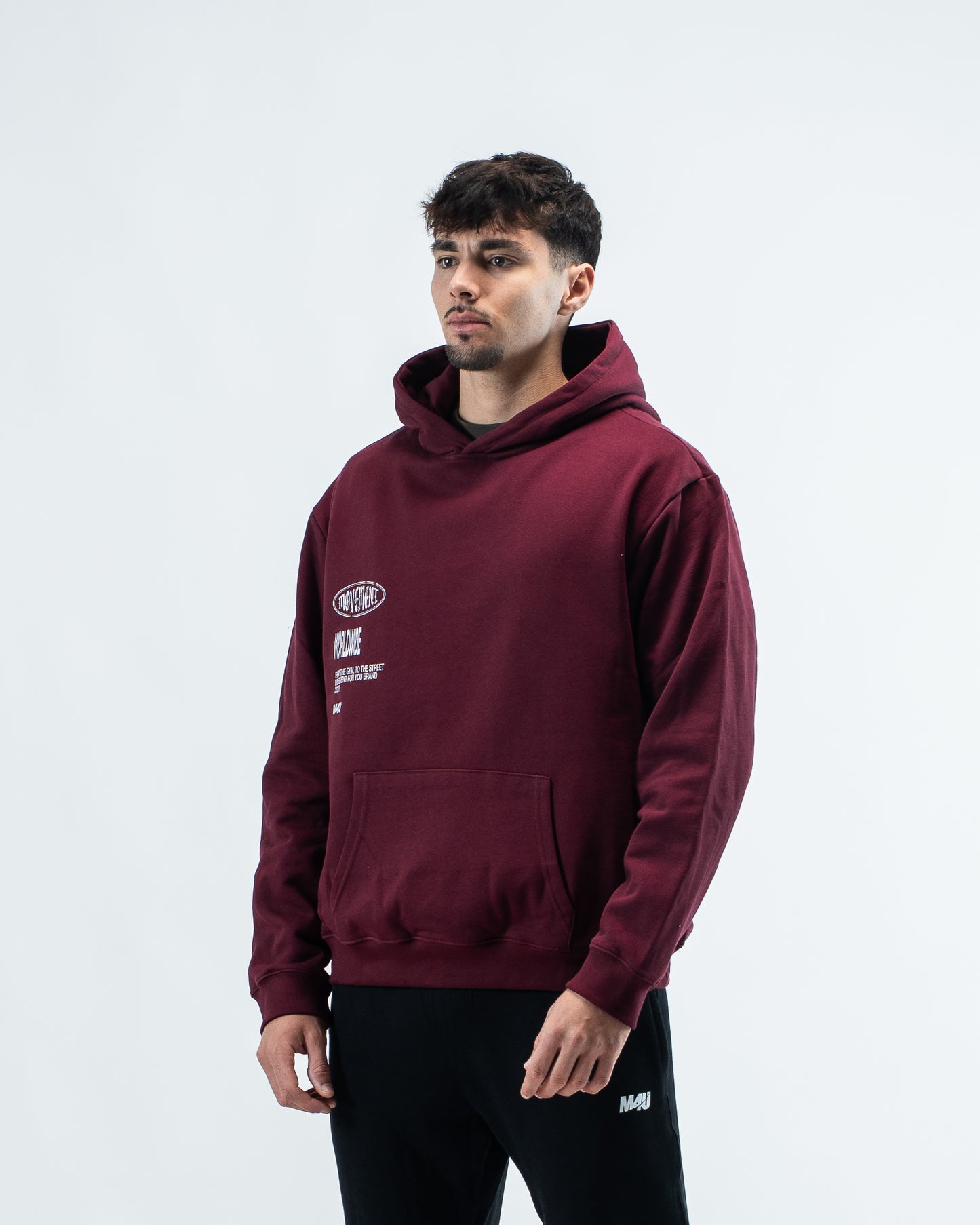 HOODIE OVERSIZE LOWLIGHT BURGUNDY