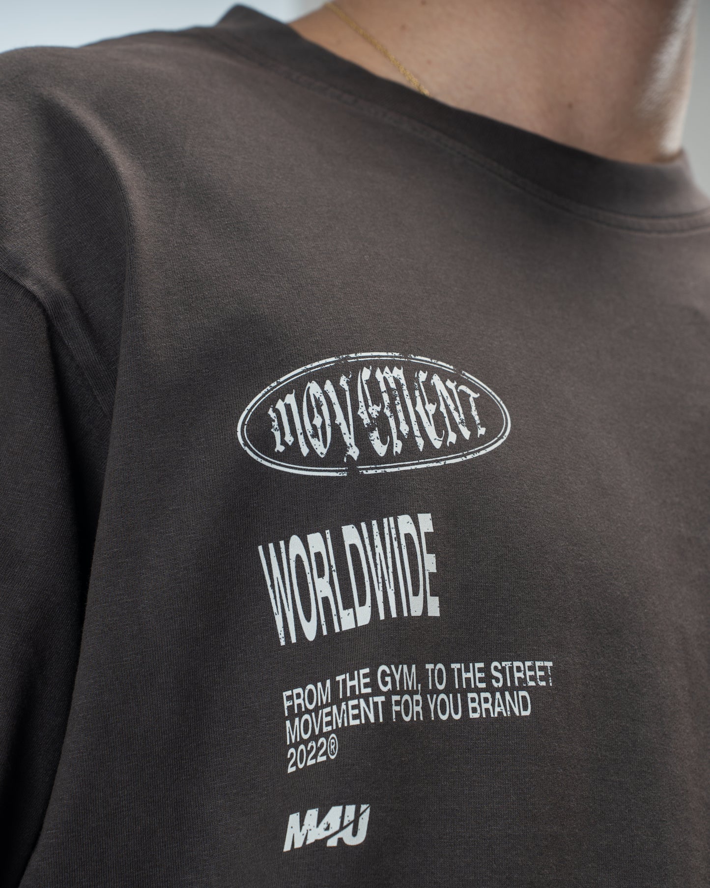 OVERSIZE LOWLIGHT WASHED EFECT BLACK COFFE