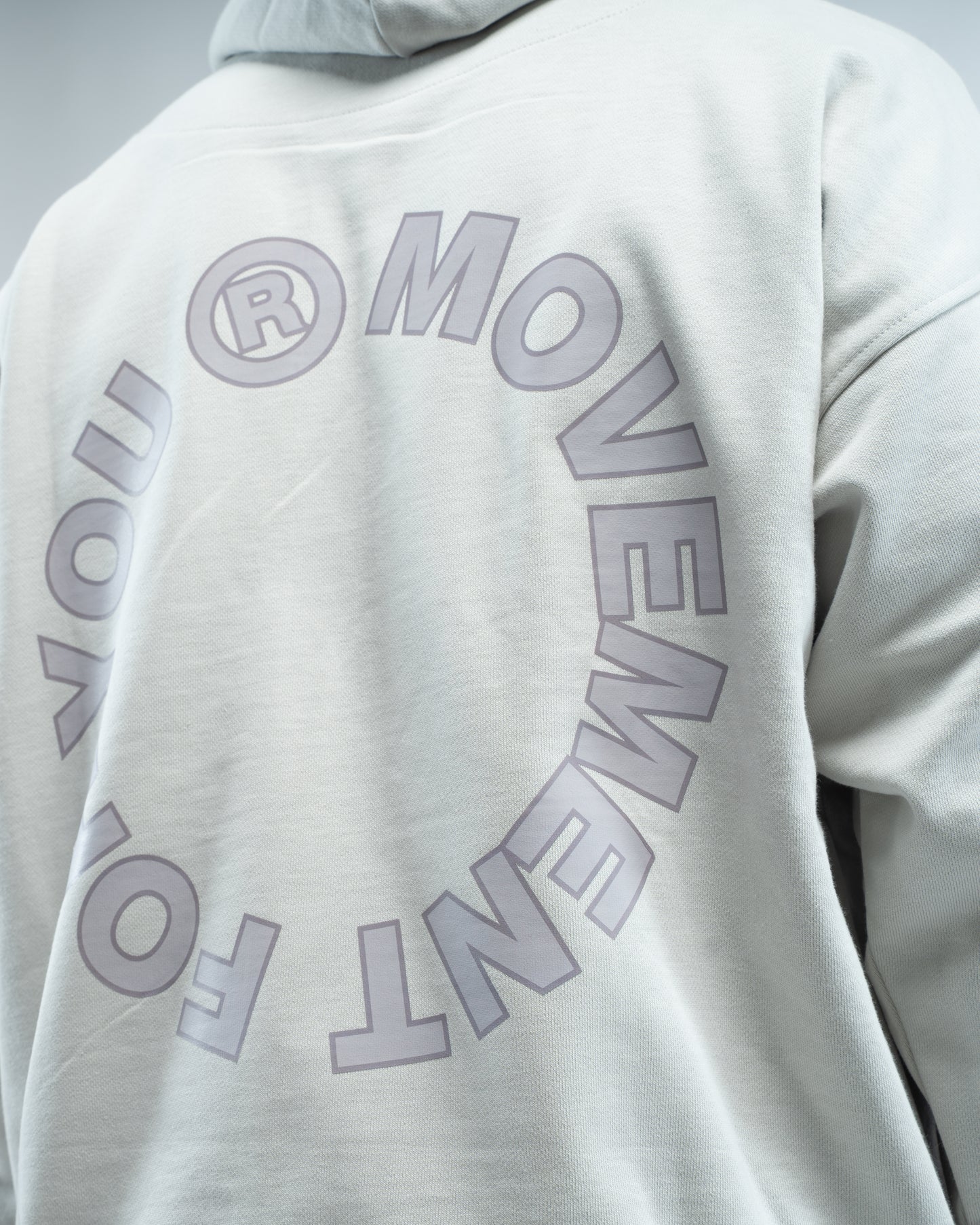 ZIPPER OVERSIZE 360 GLACIAR GREY