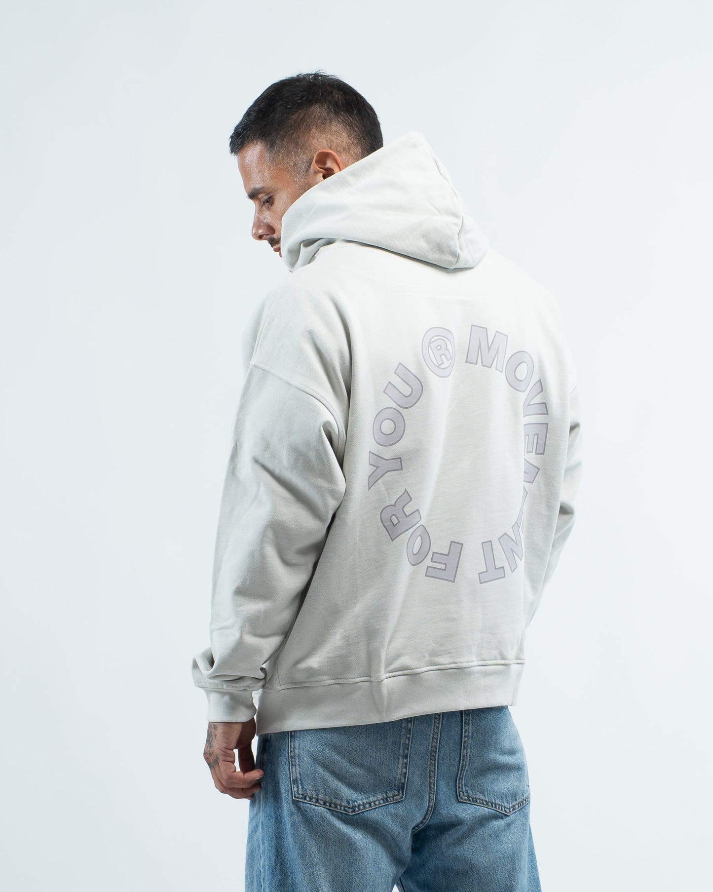 ZIPPER OVERSIZE 360 GLACIAR GREY