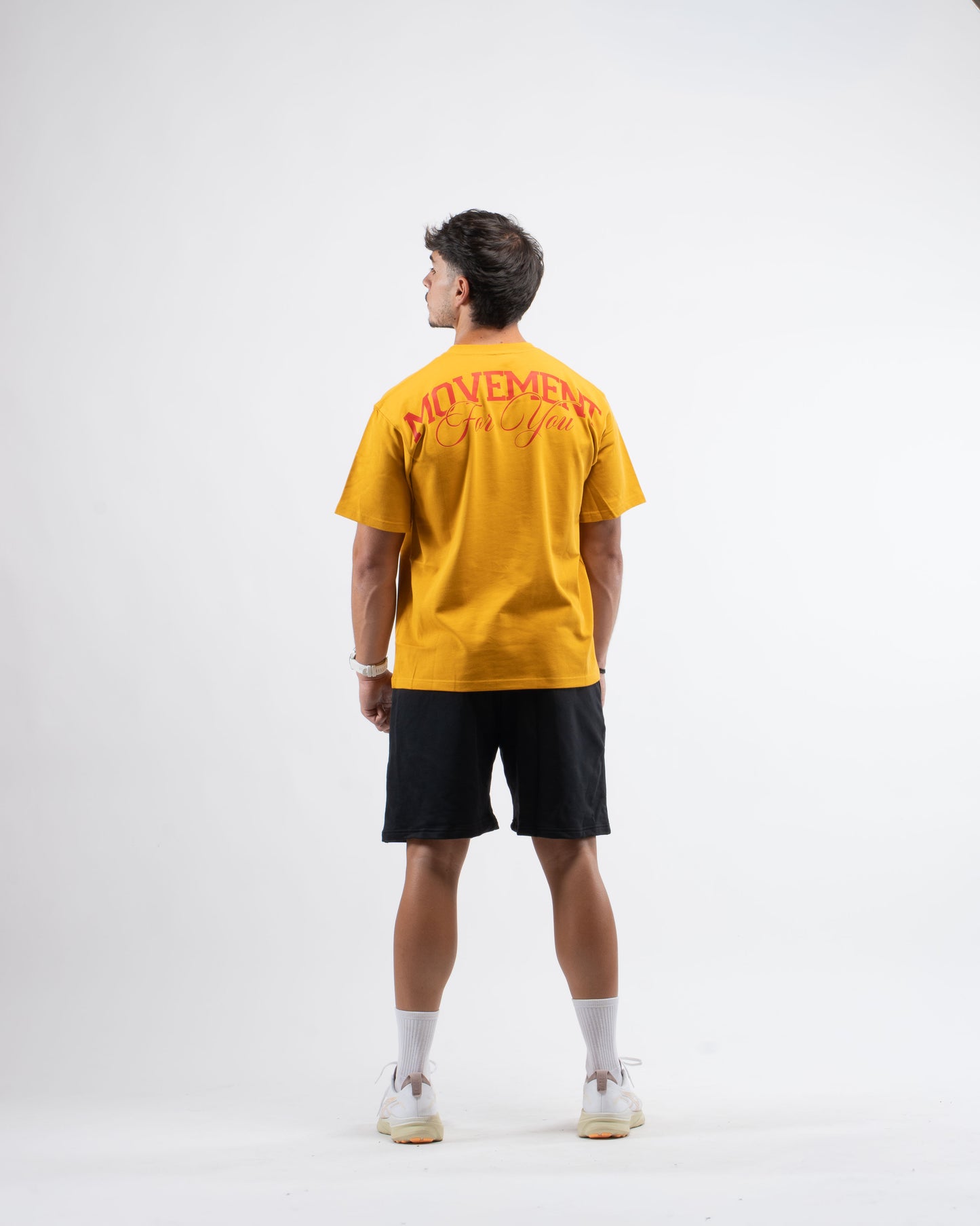 CAMISETA OVERSIZE URBAN VARSITEE YELLOW