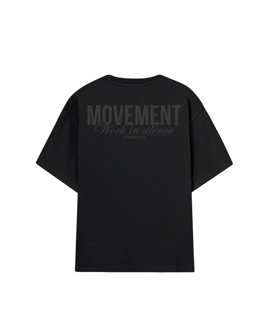 OVERSIZE WORK IN SILENCE BLACK