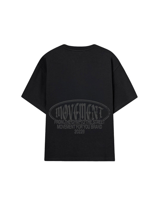 OVERSIZE LOWLIGHT WASHED EFECT BLACK