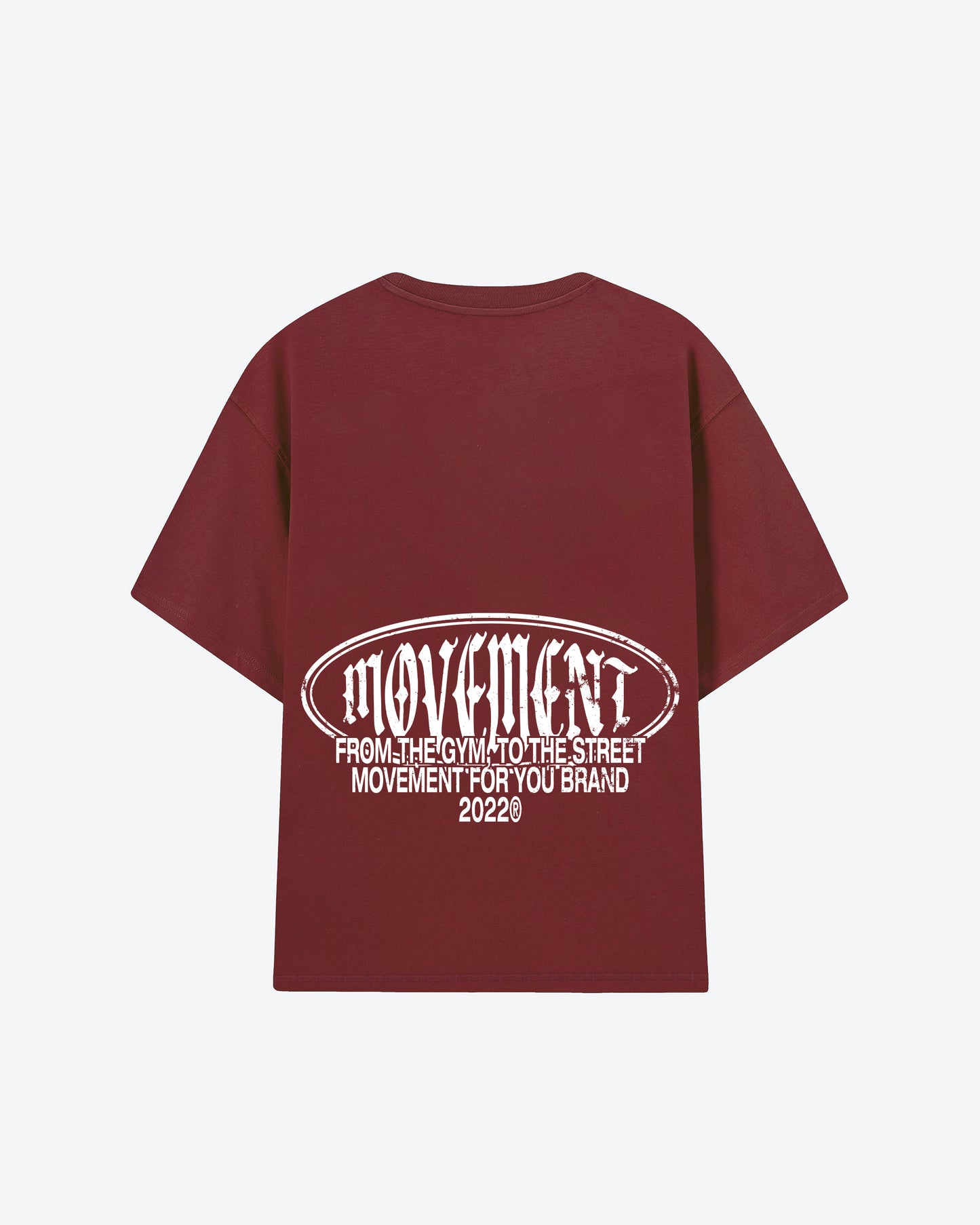 OVERSIZE LOWLIGHT WASHED EFECT BURGUNDY