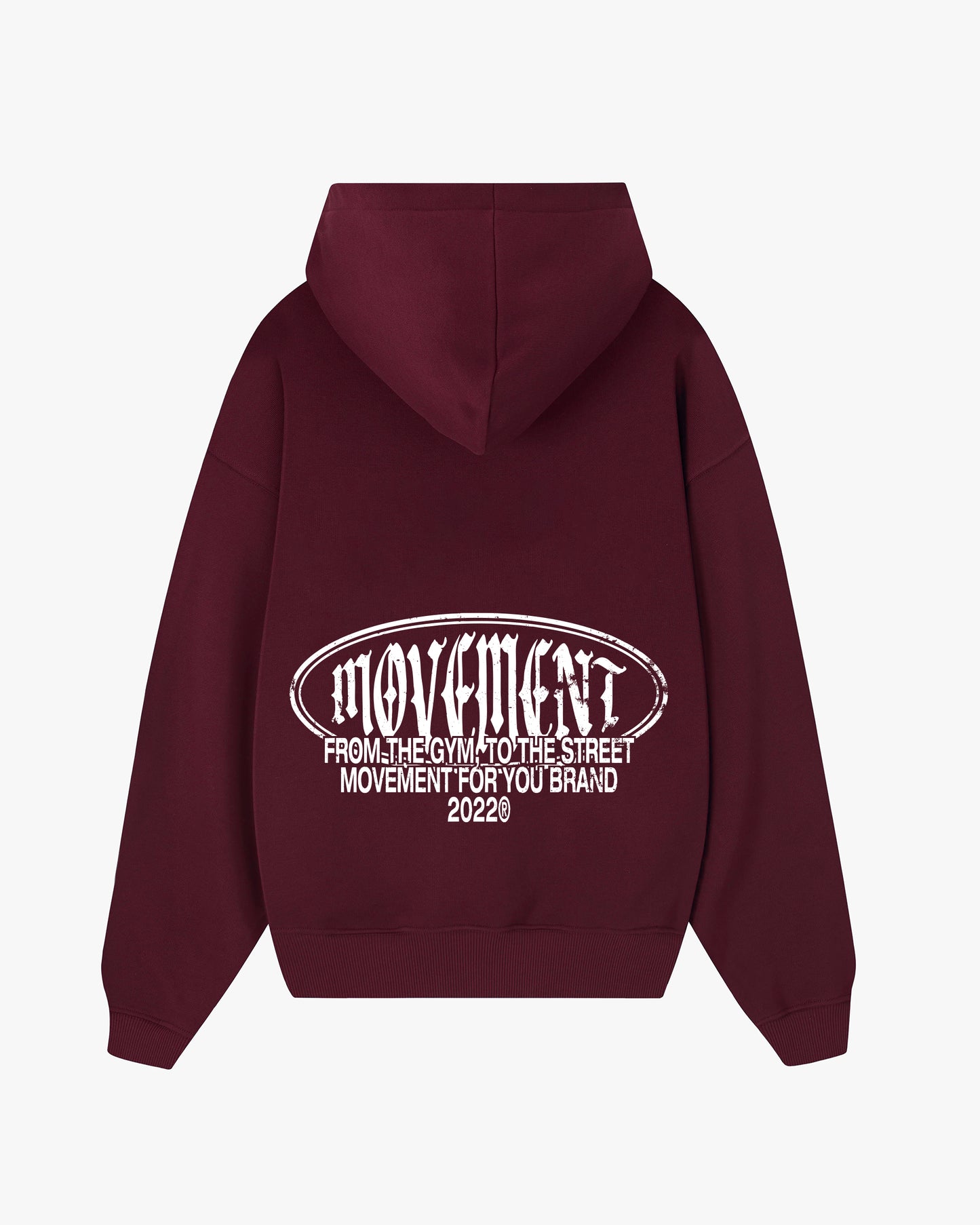 HOODIE OVERSIZE LOWLIGHT BURGUNDY