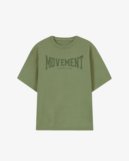 OVERSIZE LIFTING CLUB WASHED EFECT GREEN