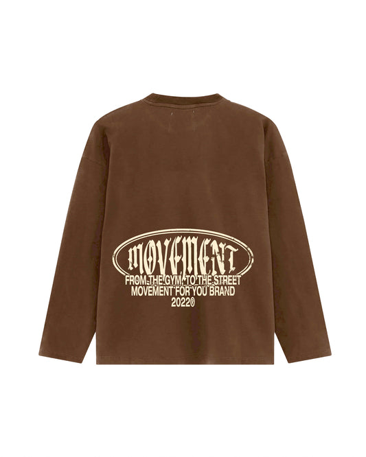 LONGSLEEVE OVERSIZE LOWLIGHT COCOA