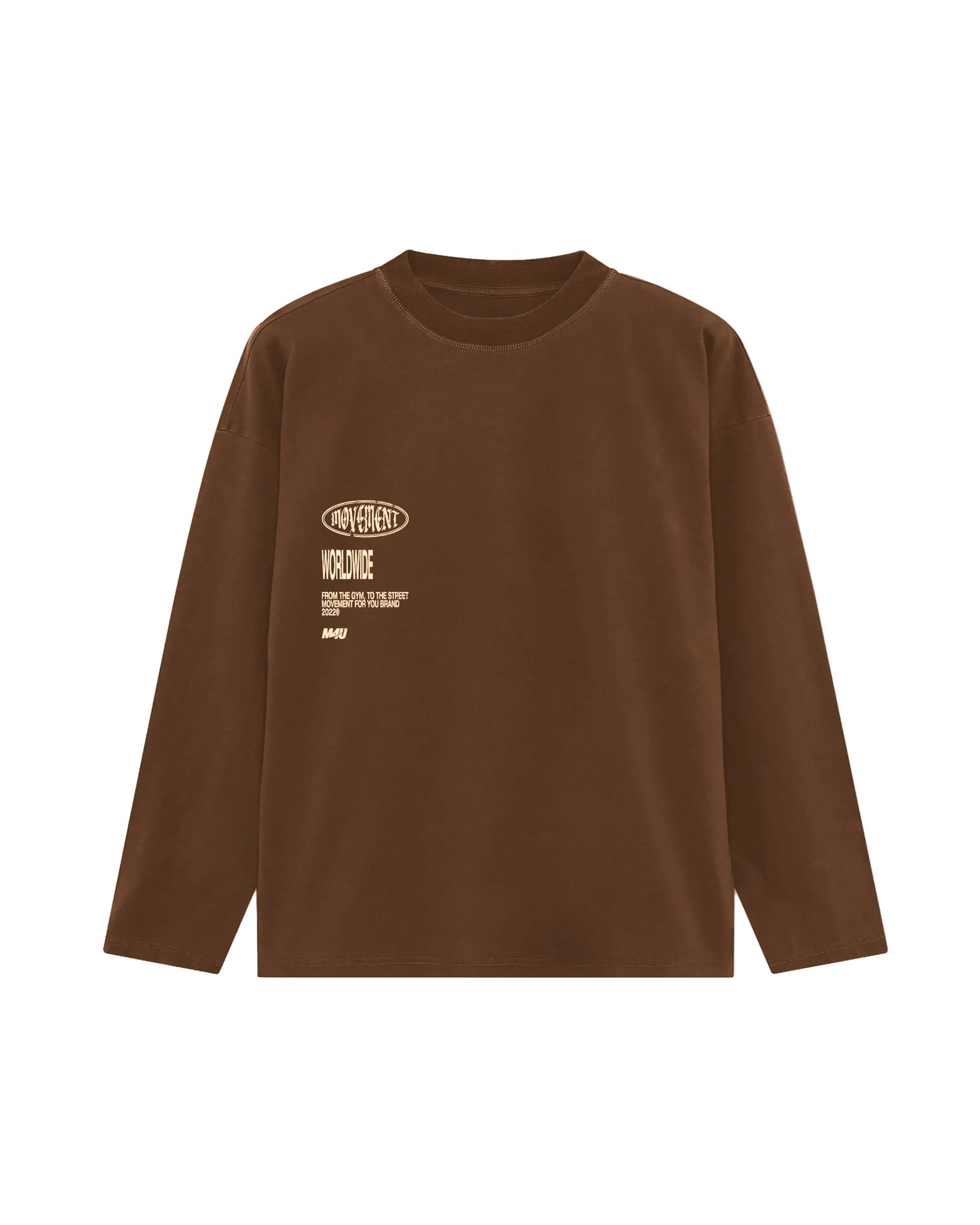 LONGSLEEVE OVERSIZE LOWLIGHT COCOA