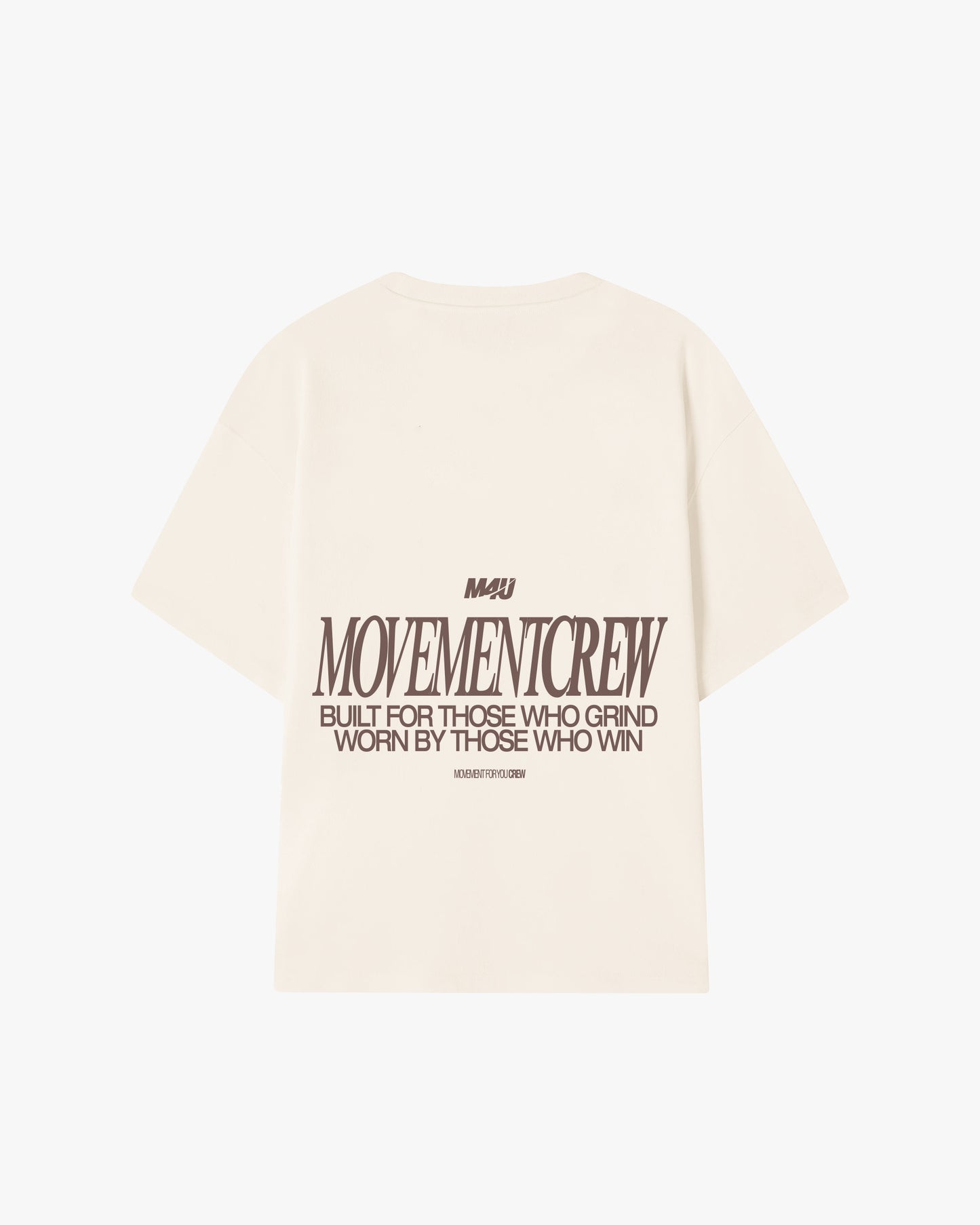OVERSIZE TRAINING MOVEMENT CREW CREAM CHOCOLATE