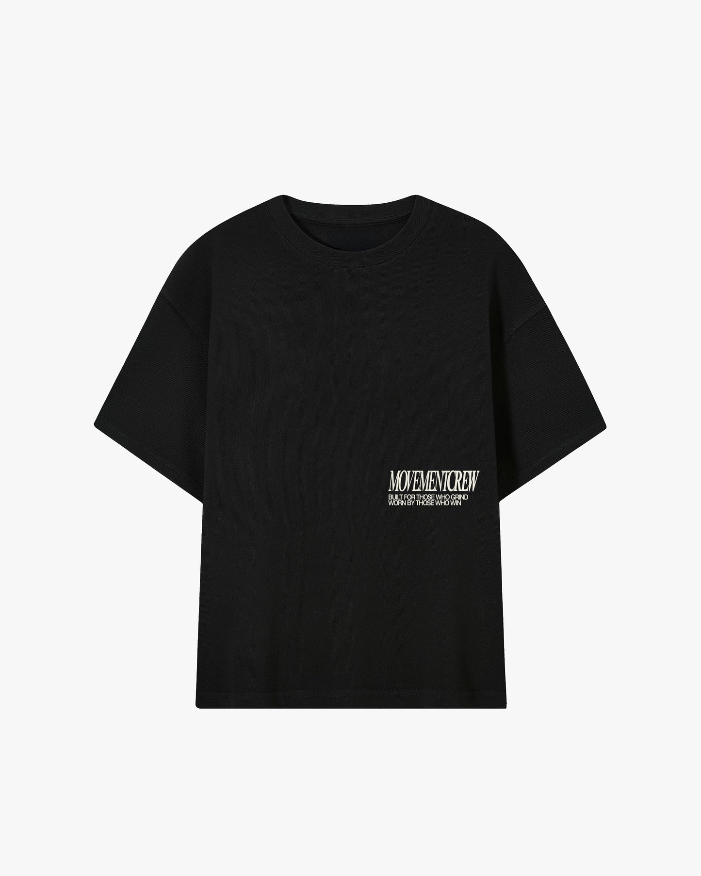 OVERSIZE TRAINING MOVEMENT CREW BLACK