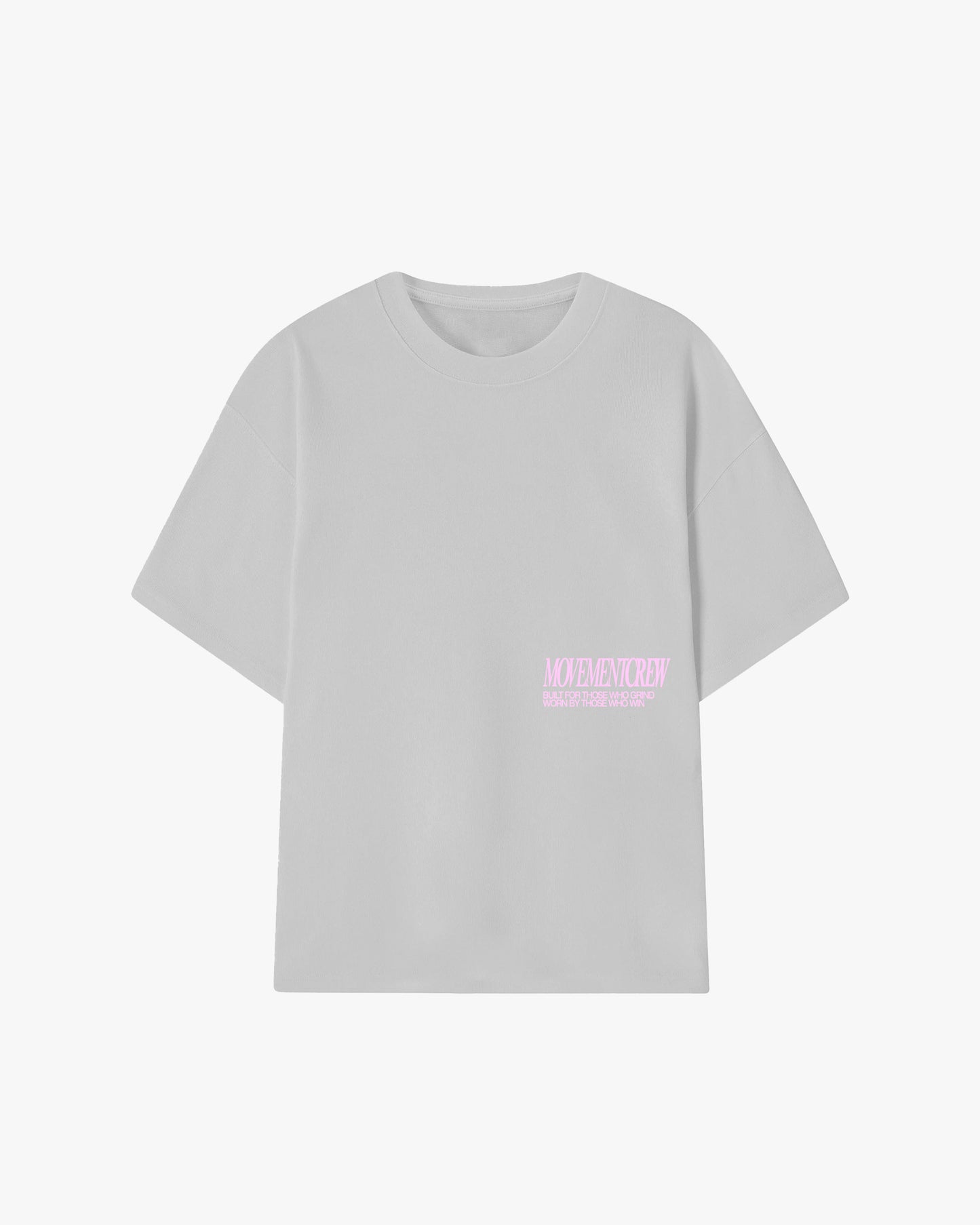OVERSIZE TRAINING MOVEMENT CREW GREY PINK