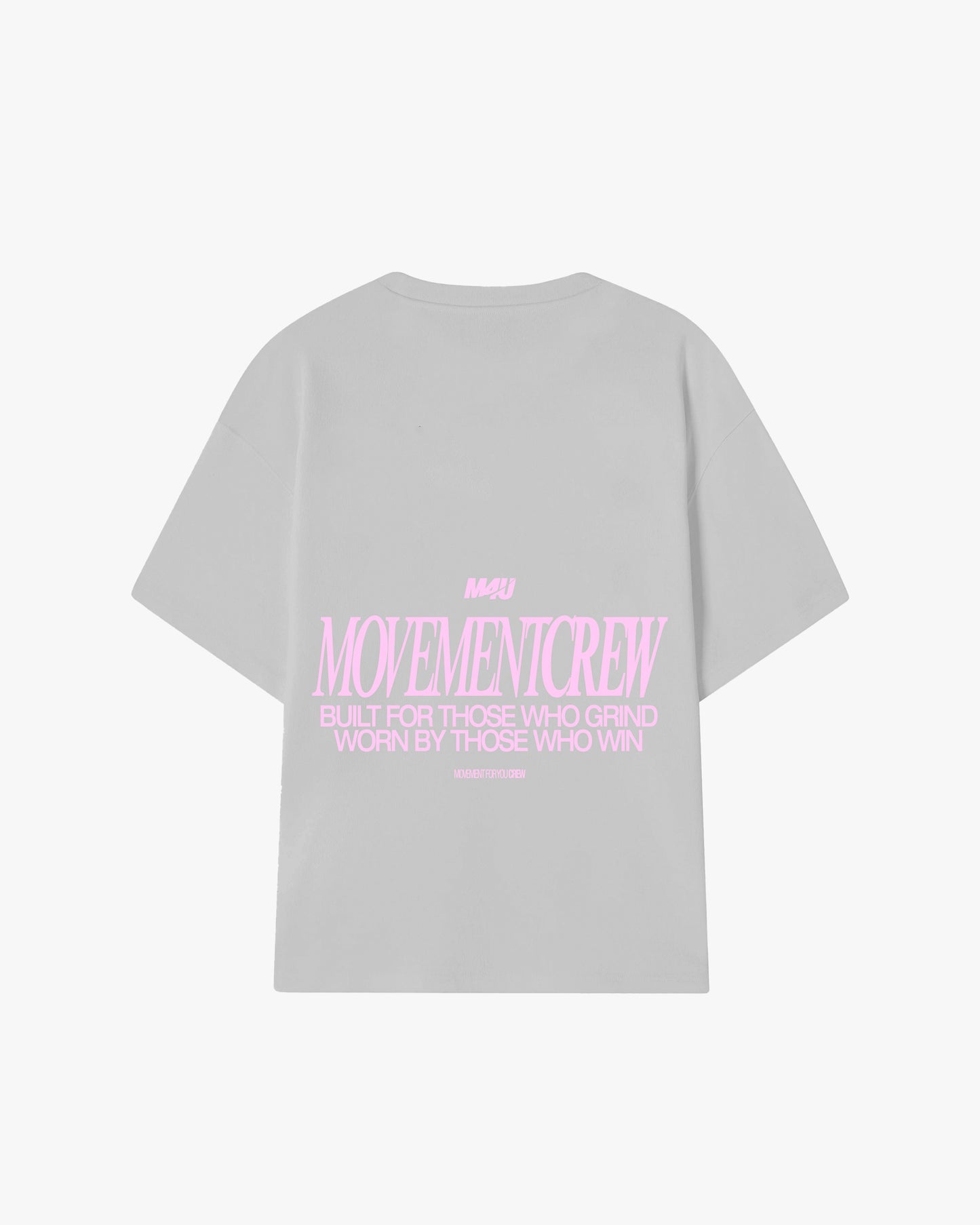 OVERSIZE TRAINING MOVEMENT CREW GREY PINK